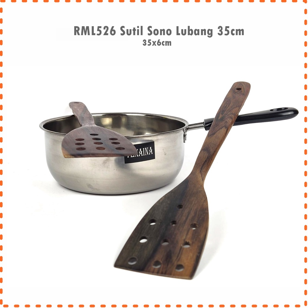 Sutil/Spatula/Sodet Kayu Mahoni &amp; Sonokeling 35cm &amp; 45cm