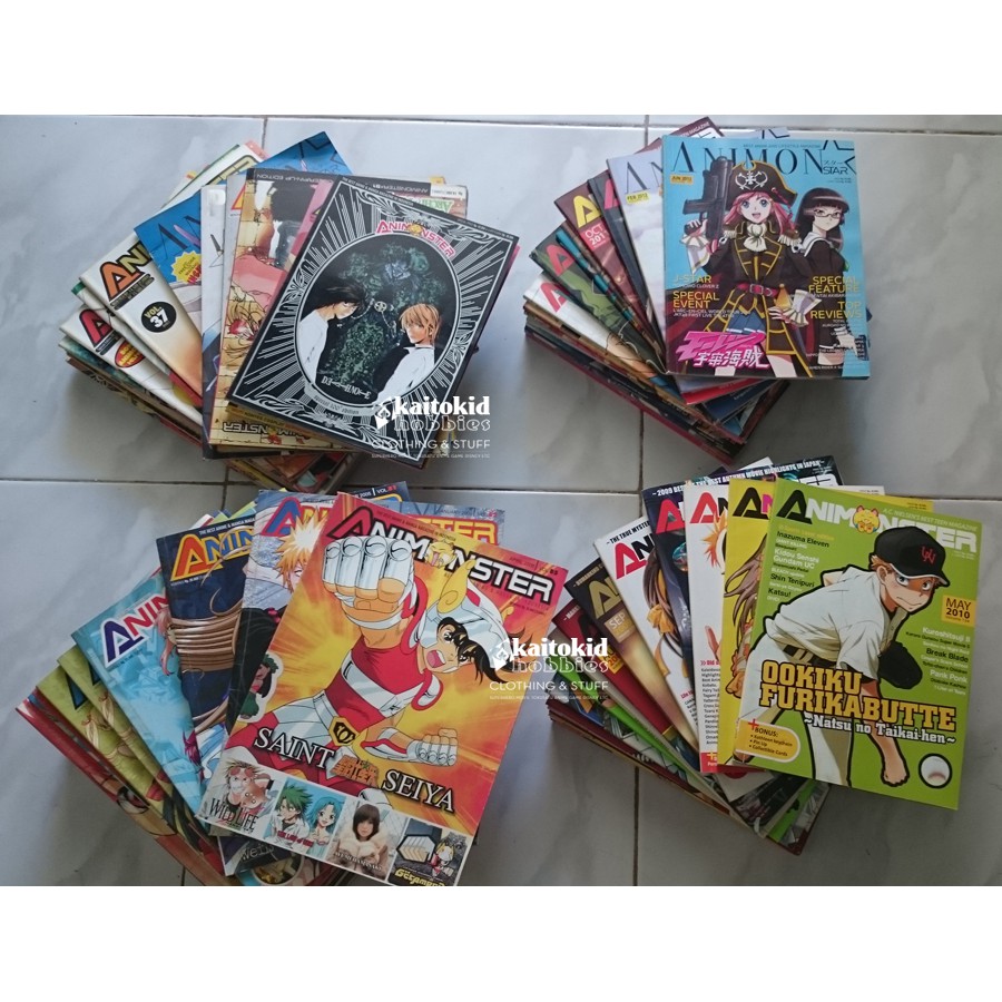 Majalah ANIMONSTER Bekas Kondisi Bagus Lengkap