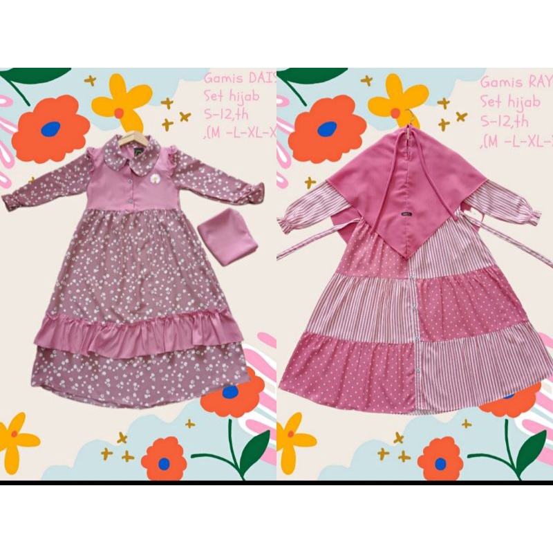 Gamis Daisy Anak perempuan Terbaru