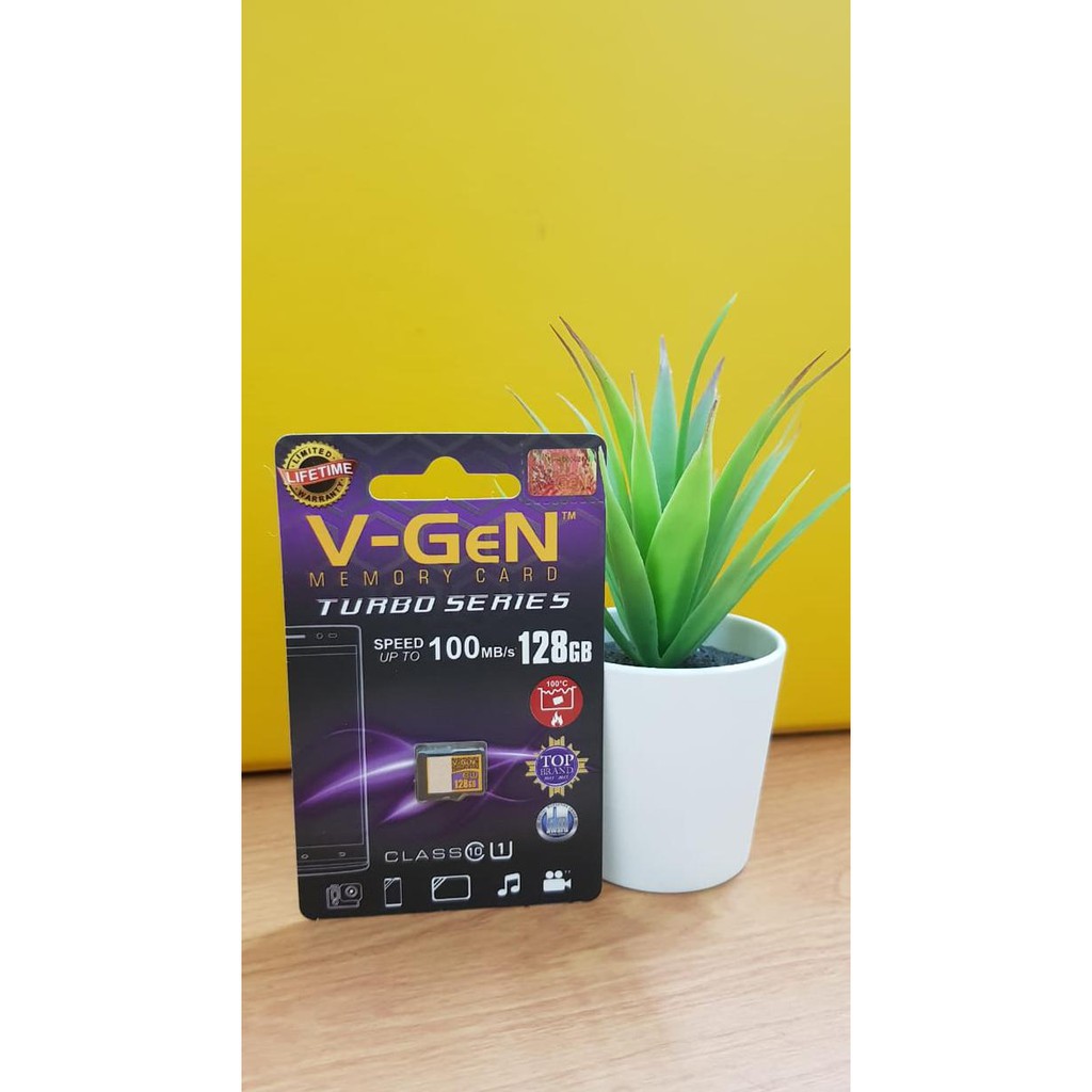 Micro Sd 128 Gb V-Gen Turbo Series Original - Microsd 128Gb Vgen Turbo