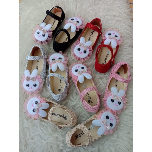 khainuna flat shoes anak brukat model Cemen size 22-25