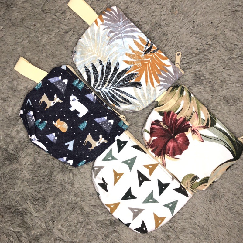 POUCH KANVAS MURAH TEBAL  POUCH KOSMETIK SOUVENIR