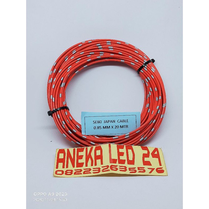 kabel bintik kabel body 0,85 mm &amp; 0,75 mm 20 meter