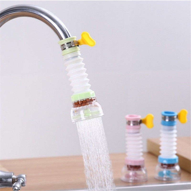 msth_K02 Sambungan Kran Air Fleksibel dengan Klep Saringan Air Keran Water Filter Faucet Anti Splash Shower