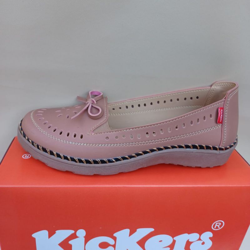 sepatu slip on wanita jumbo bigsize 41-45 kekinian. aulia 08