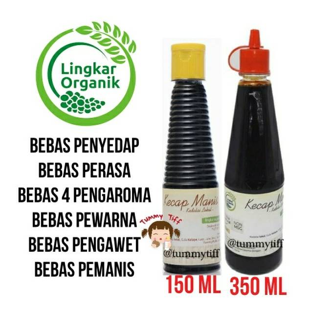 Lingkar organik kecap manis 150ml / 350ml