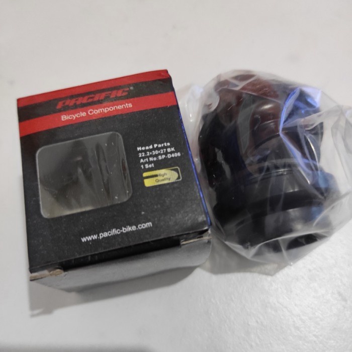 Headset Pacifik 22,2 mm mangkok fork garpu sepeda drat ulir