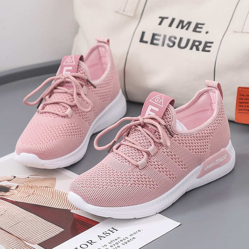 Sepatu Sneakers Wanita Import - Sneaker Super Bounce Runing Shoes - Sepatu Wanita Kasual Lari