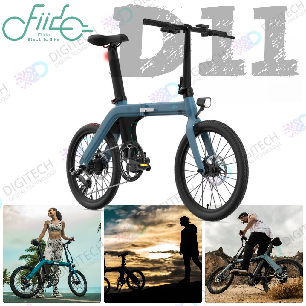 Sepeda Lipat FIIDO D11 Smart Bicycle Foldable EBIKE Hybrid