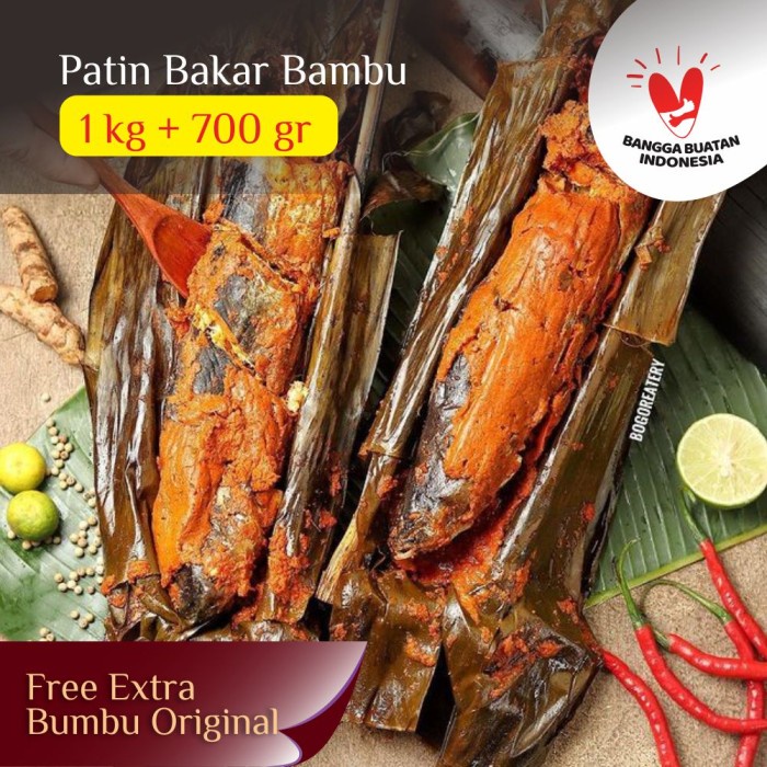 

Ikan Patin Bakar Bambu Banjar Hulu 1kg+700gr Extra Bumbu Original