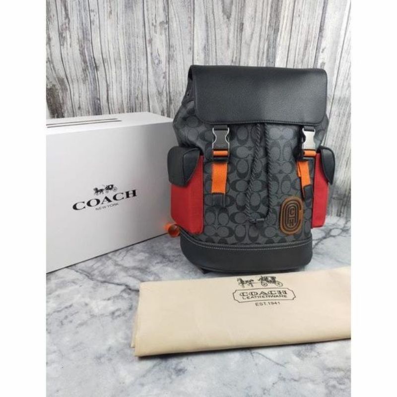 Tas Ransel Coach Signature Academy Backpack Super Mirror VVIP Quality