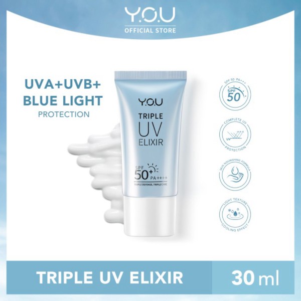 YOU Tone Up UV Elixir | Triple UV Elixir SPF 50+ PA++++ | Sunscreen | Sunprotect