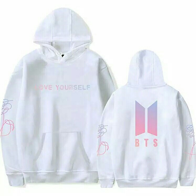 TERMURAH BTS Love Yourself Hoodie Sweater Unisex