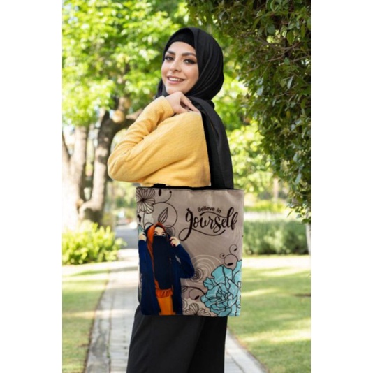 TOTEBAG SIMPLE PRINTING TALI CODURA/TALI BISBAN