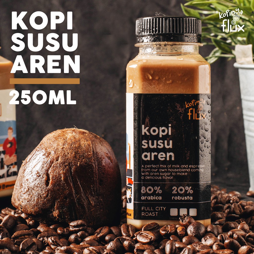 

Kopi Susu Aren 250ml (alt kopi 1 liter) Latte by Kopinya Flux