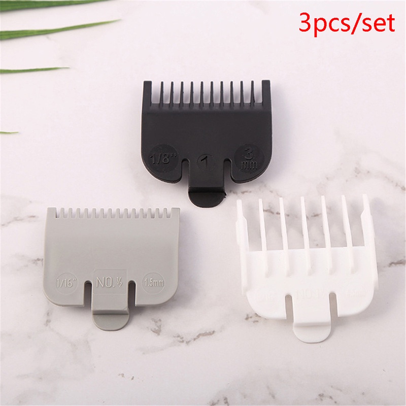 3pcs / set Sisir Panduan Pengganti Alat Cukur Rambut Universal