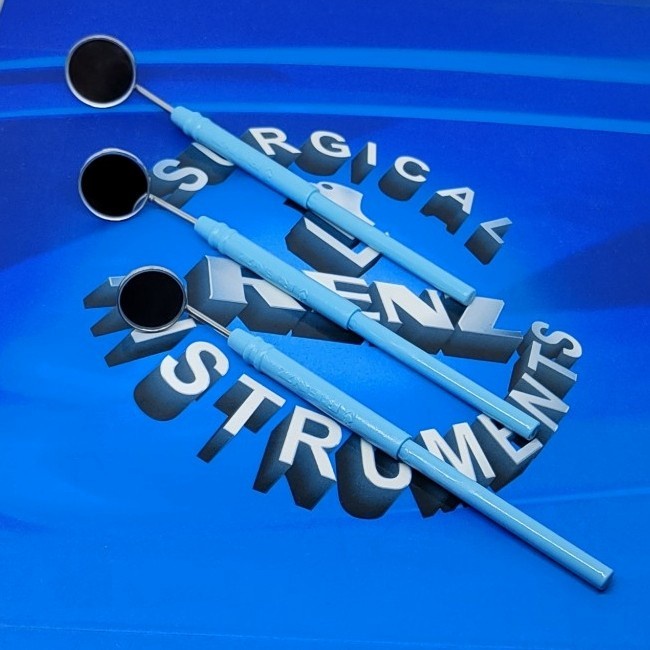 Alat Medis Alkes dental Kaca Mulut + Handle Plastik ( Reusable )|Renz Surgical|Alat Dental|Kaca Dental|Gudang Medis