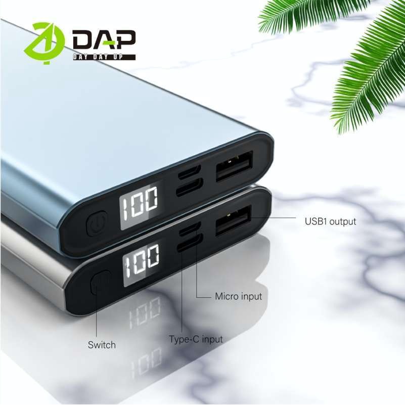 Powerbank Digital Indicator DAP D-M10 Powerbank 10000mAh 2.4A