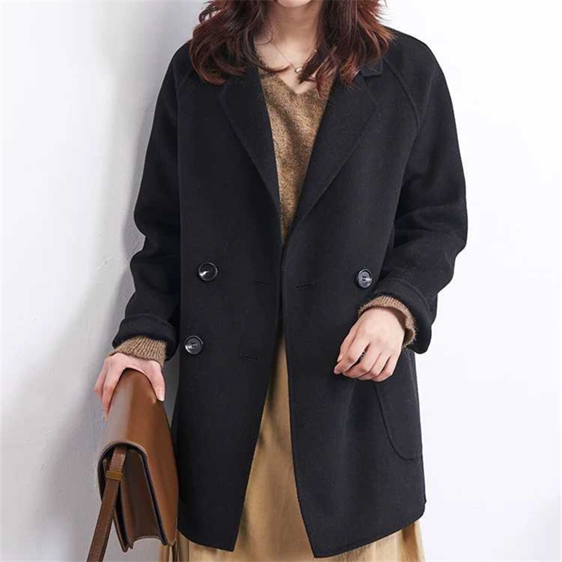 [littlecrab] Blazzer Tebal Coat Cardigan Outer Wanita Import Jaket Korea Oversize Elegan Coat Cewek Korean Style ini