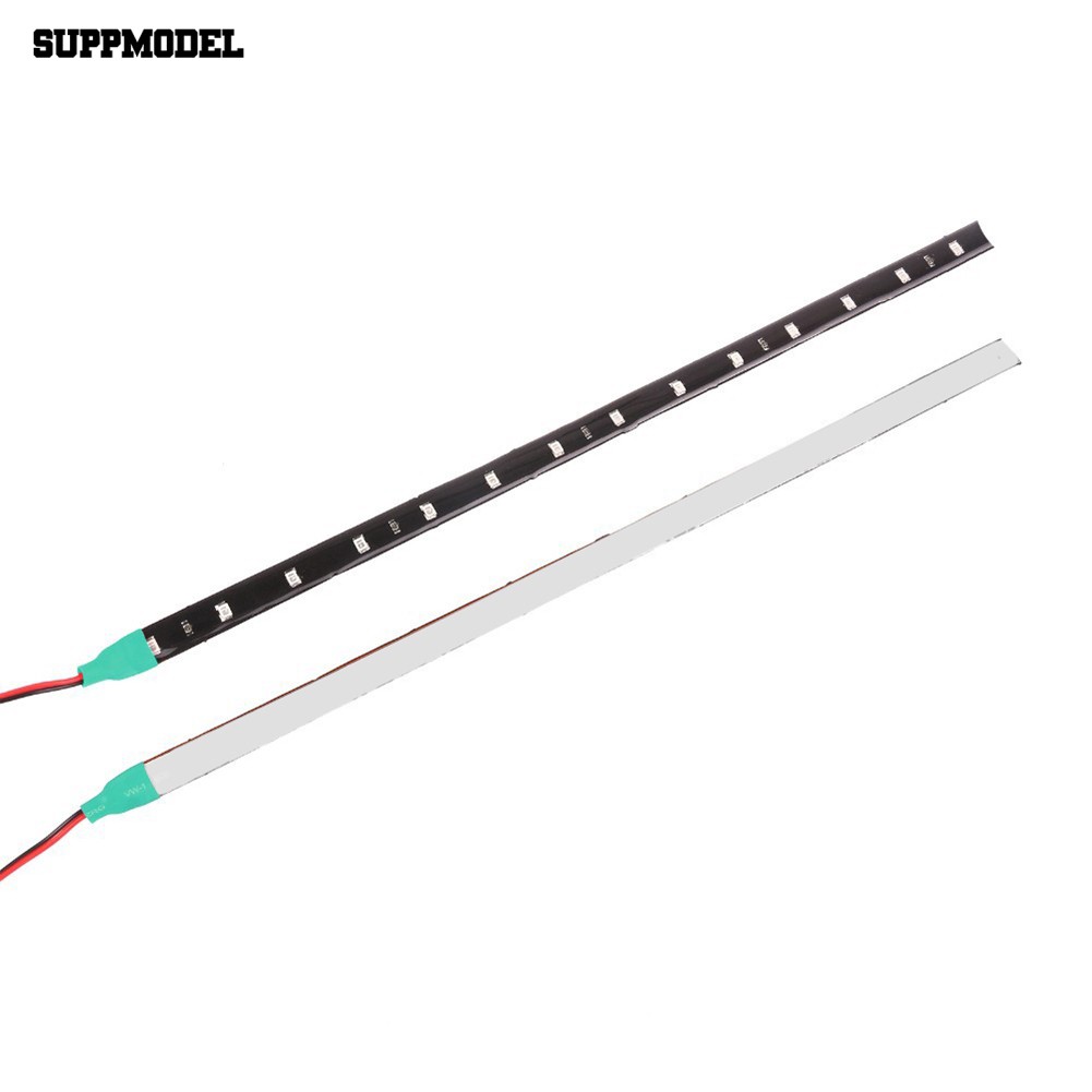 2Pcs Lampu LED Strip Fleksibel 60cm Fleksibel Anti Air untuk Mobil