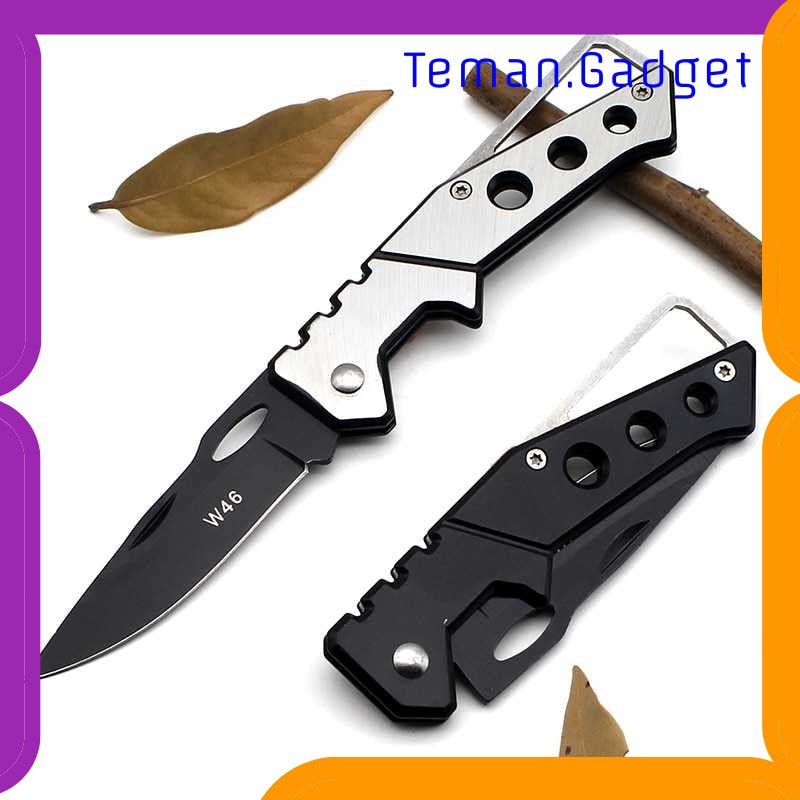 TG-DE375 KNIFEZER PISAU SAKU LIPAT MINI SERBAGUNA PORTABLE KNIFE SURVIVAL - W46