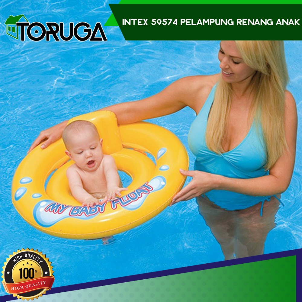 Pelampung Ban Renang INTEX Anak Bayi Swimming Berenang - My Baby Float 59574