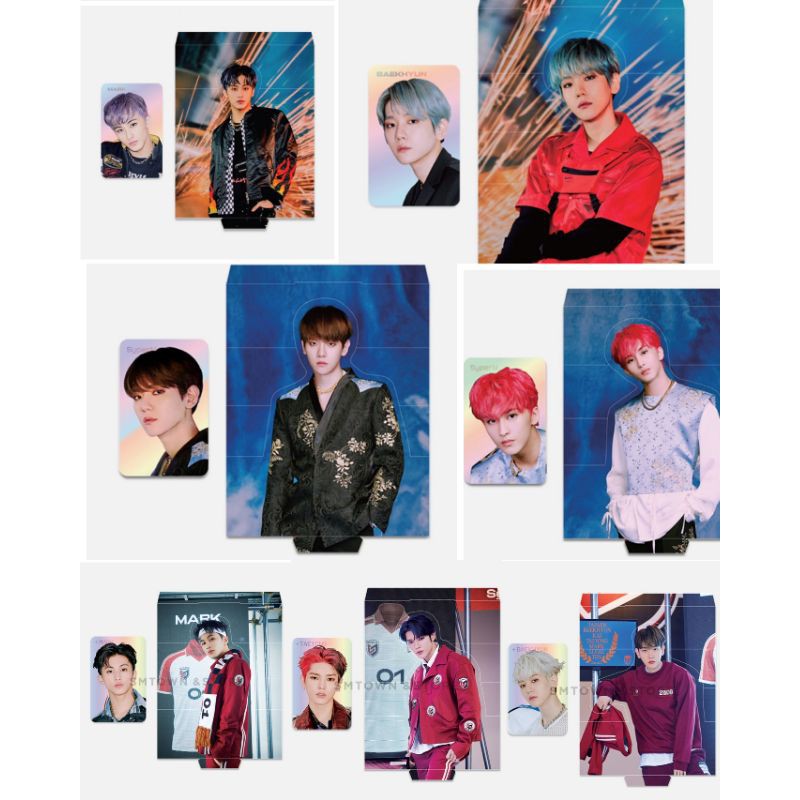 HOLO STANDEE SUPERM BAEKHYUN MARK TAEYONG