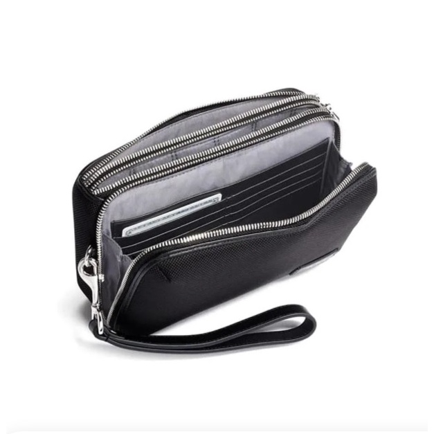 TAS  CLUTCH TRIPLE Zip Clutch bag TAS TANGAN 3 SLETIING Triple Zipper Clutch