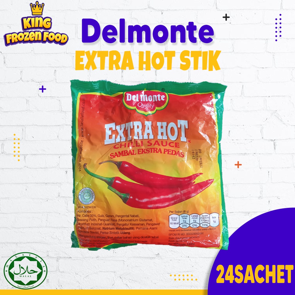 Delmonte Extra Hot Sachet Isi 24 Sachet