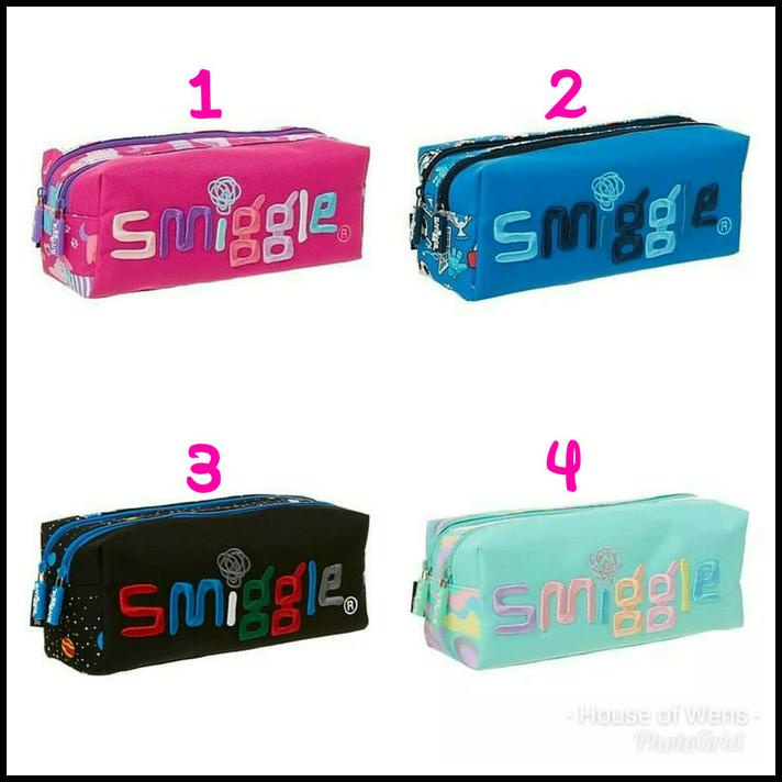 

Daisydooo | Smiggle Kicks Twin Zip Pencil Case - Tempat Pensil Smiggle