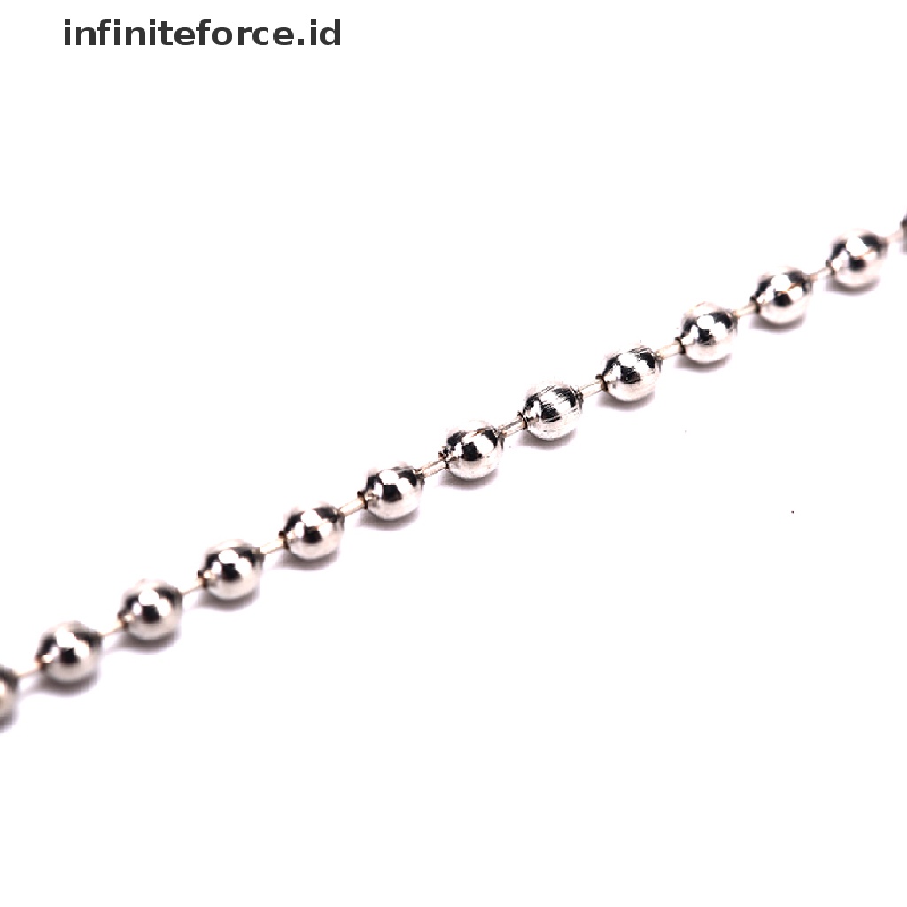 Infiniteforce.id 10pcs Gantungan Kunci Manik-Manik 3.5 &quot;0.09&quot; Diy