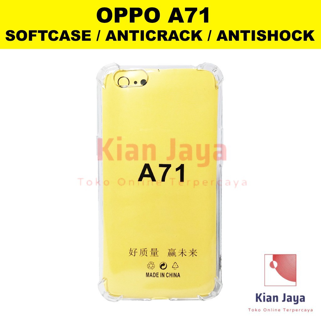 Softcase Anticrack Handphone Oppoo A71 Antishock, Casehp, Siliconcase