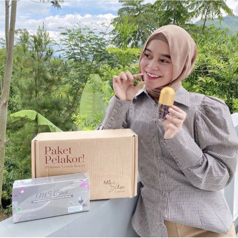 Paket Pelakor MS Glow, Ms Black dan Ms Slim Capsule