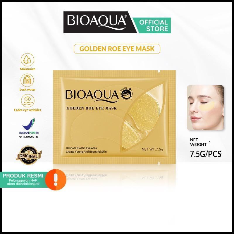 【BPOM】BIOAQUA Golden Roe Eye Mask Anti-Aging 7.5g