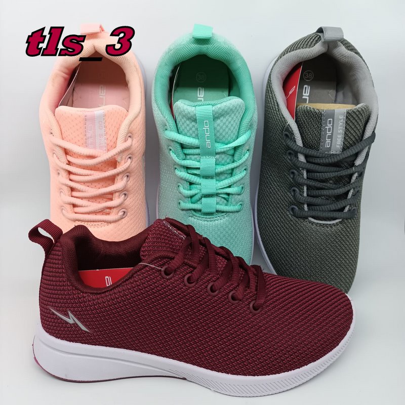 Sepatu Sneaker Wanita Ando Emilia BSC 37-40 Cewek Dewasa Kasual