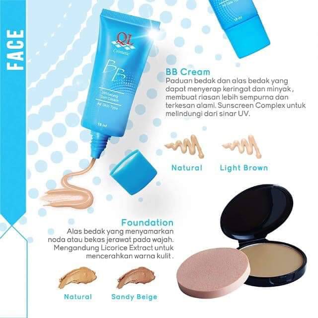 QL Compact foundation dan BB cream
