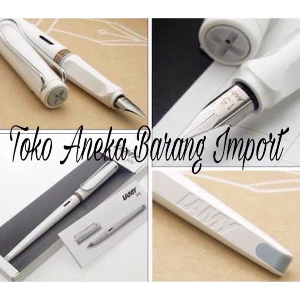 

SALE Lamy Joy White Special Edition Fountain Pen (Germany)/PULPEN GEL/PULPEN LUCU/PULPEN 1 PACK/PENSIL WARNA/PENSIL 2B/PENGHAPUS JOYKO/PENGHAPUS LUCU/RAUTAN PENSIL PUTAR/RAUTAN ELEKTRIK/SPIDOL WARNA/SPIDOL PERMANEN/SPIDOL WHITEBOARD/CORRECTION TAPE