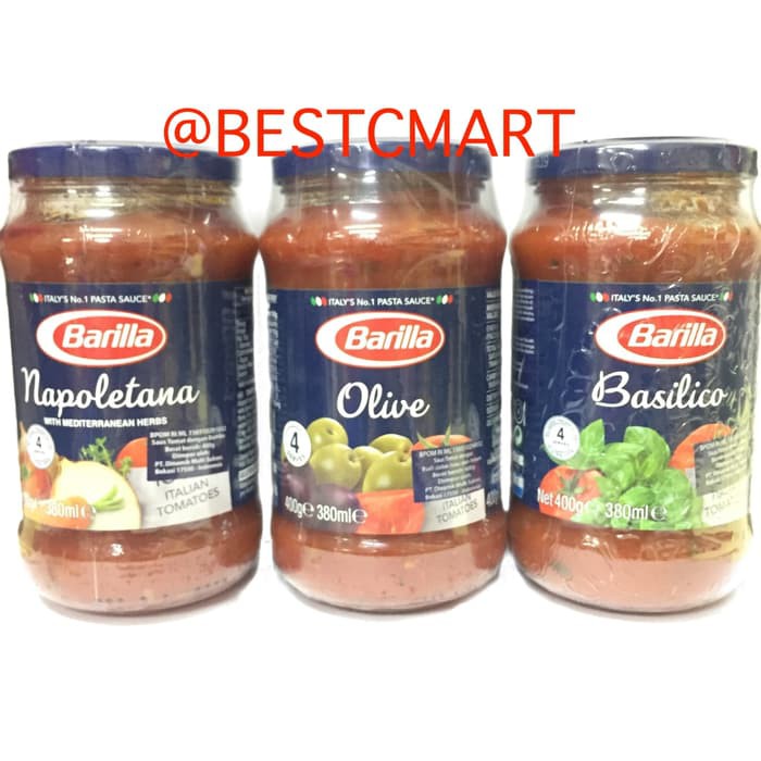 

Barilla Pasta Sauce 380Ml / 400Gr - Basilico