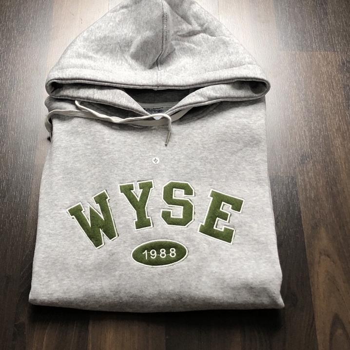 Harga Murah.. SWEATER HOODIE WYSE ABU ABU BORDIR FULLTAG MIRROR ORIGINAL JAKET PREMIUM