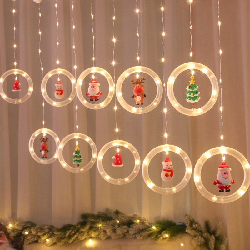 Zzz Lampu Tumblr LED Bentuk Santa Claus / Snowman / Rusa 3D Untuk Dekorasi Natal