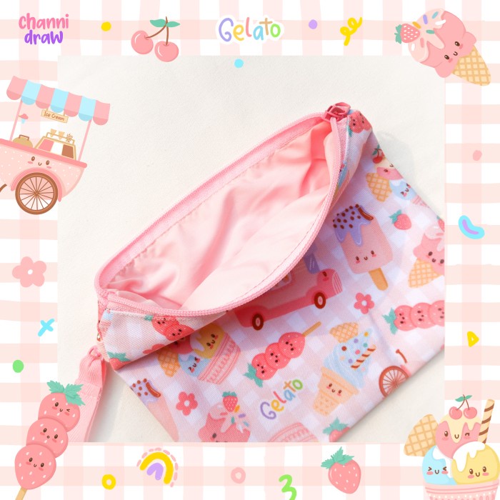 

Unik Canvas Zipper Pouch Pattern Series Hemat