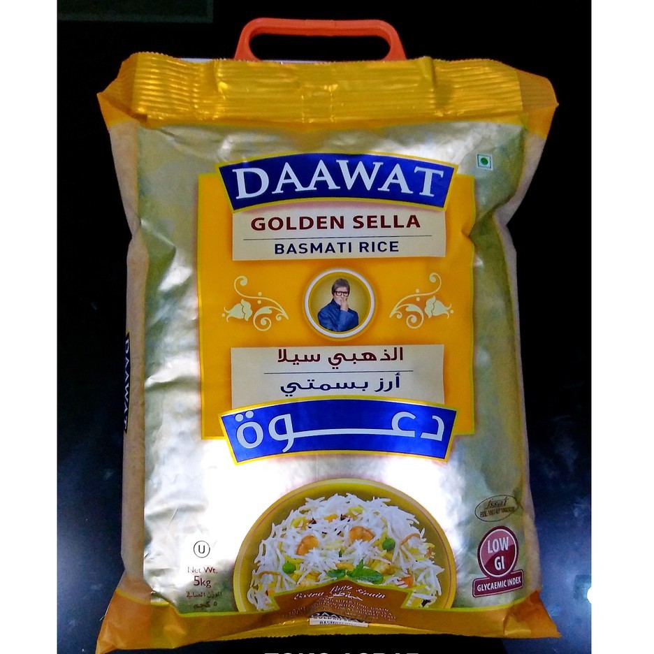 Golden Daawat Sella Basmati rice 5kg Shopee Indonesia