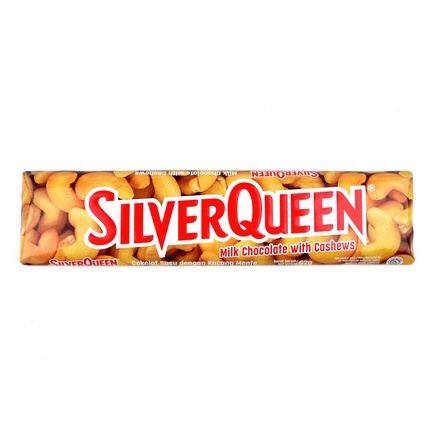 

COKLAT SILVER QUEEN 62 GR CASHEW METE ALMOND CRISPY DARK CASHEW MILK CHOCOLATE