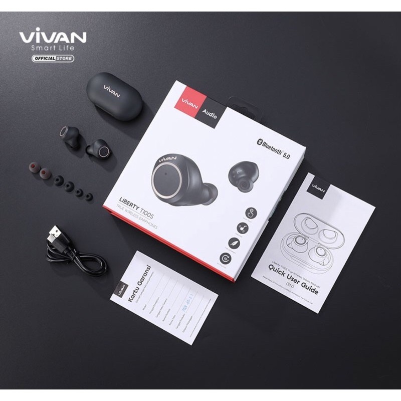 VIVAN TWS HEADSET BLUETOOTH LIBERTY T100S