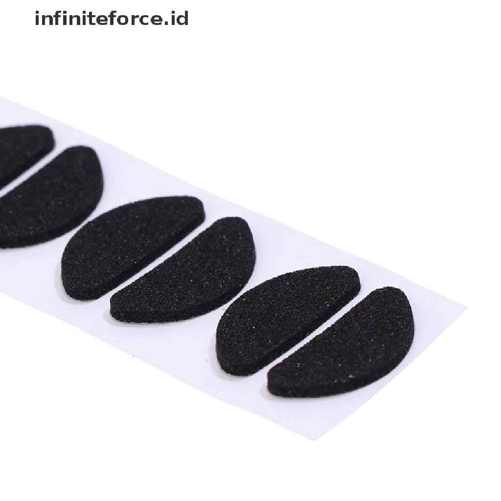 Infiniteforce.id 8 Pasang Bantalan Hidung Anti Slip Bahan Busa Lembut Untuk Kacamata