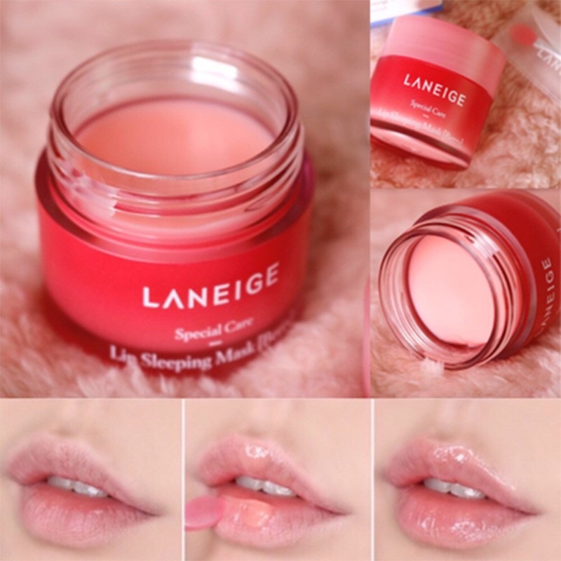 READY Laneige Lip Sleeping Mask 20 gr dan Spatula Berry Mint