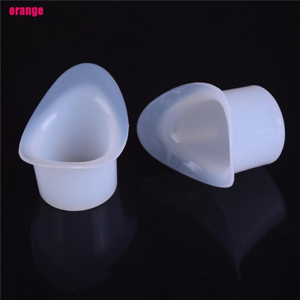 (happy) 2pcs Cup Plastik Silica gel Untuk Mencuci Mata