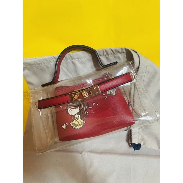 Tas Kailie transparant with handmade painting by g.bydee