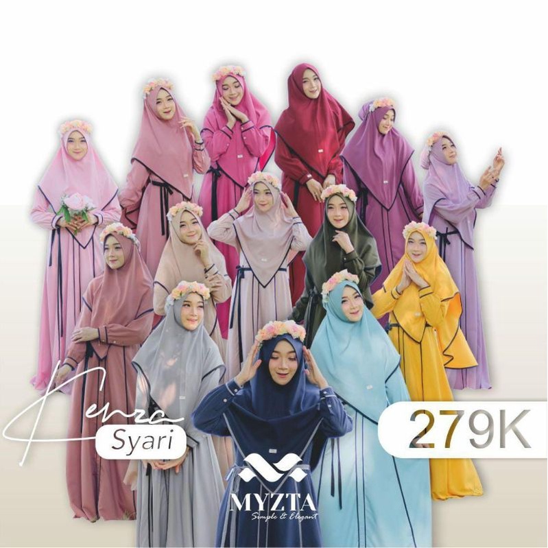 gamis myzta kenza syar'i