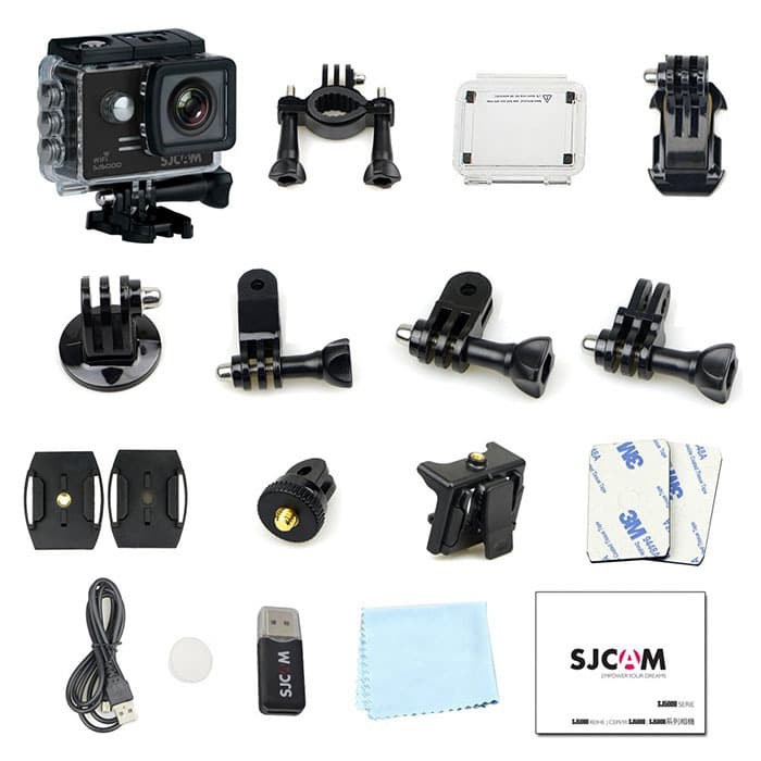 SJCAM SJ5000 WIFI Ultra HD Action Kamera 3 Way Master 16GB